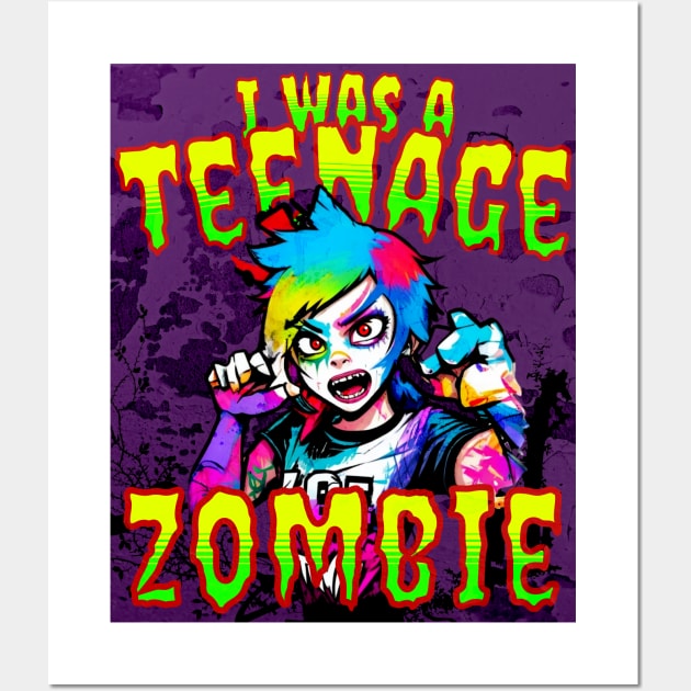 I was a teenage zombie Wall Art by Distinct Designs NZ